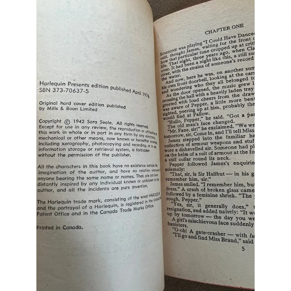 The Silver Sty, Sara Seale vintage‎ harlequin romance novel